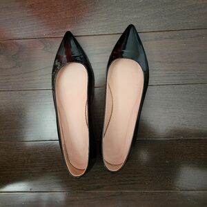 J. CREW patent leather flats